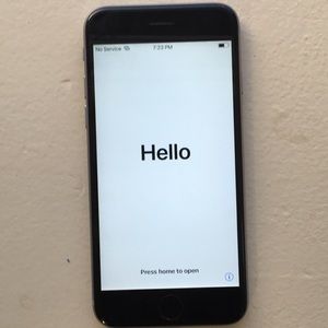 32 gb iPhone 6s Plus sliver/ black